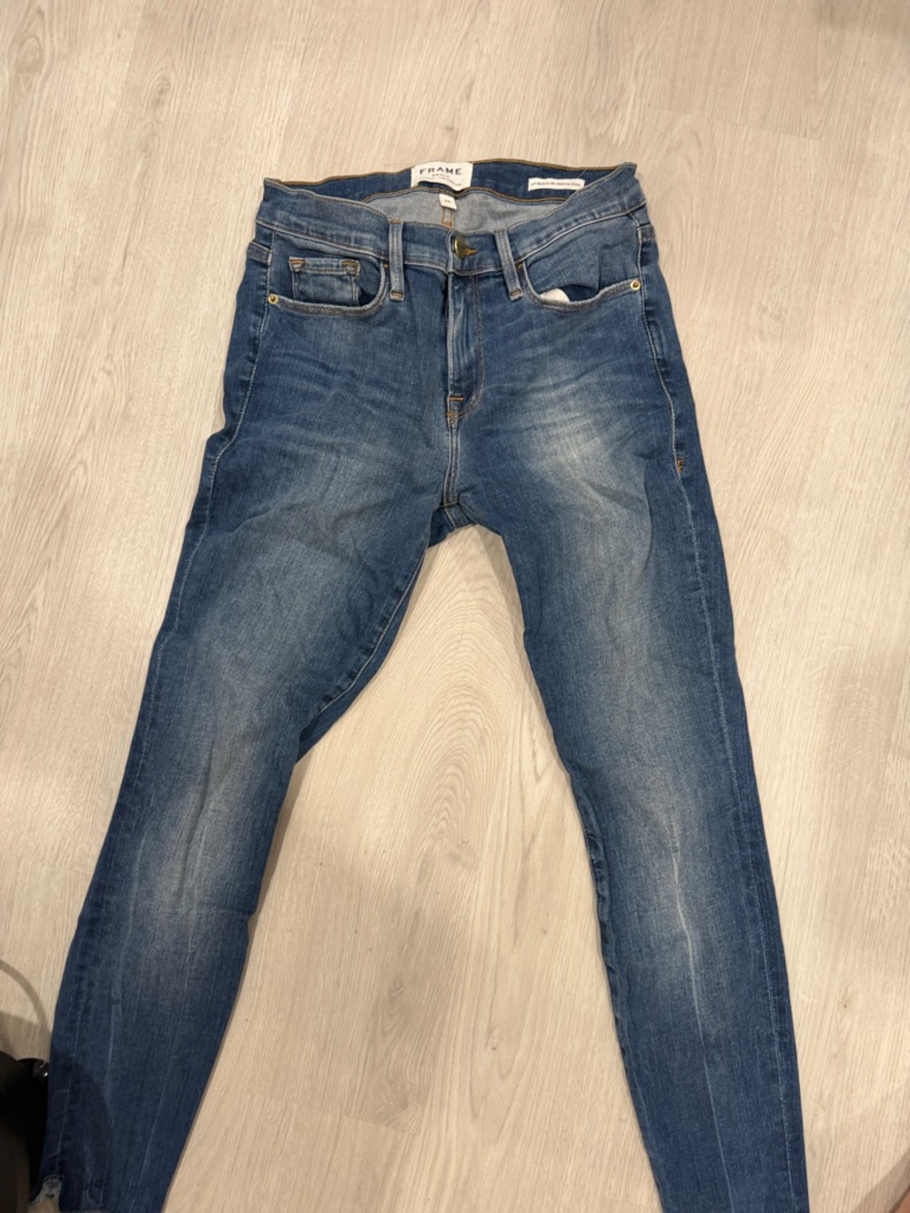Frame Denim Women's Skinny Jeans - Medium Blue Wash
